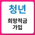 청년희망적금 신청 조건 총정리 (2022년) 7 청년희망적금 지원 내용